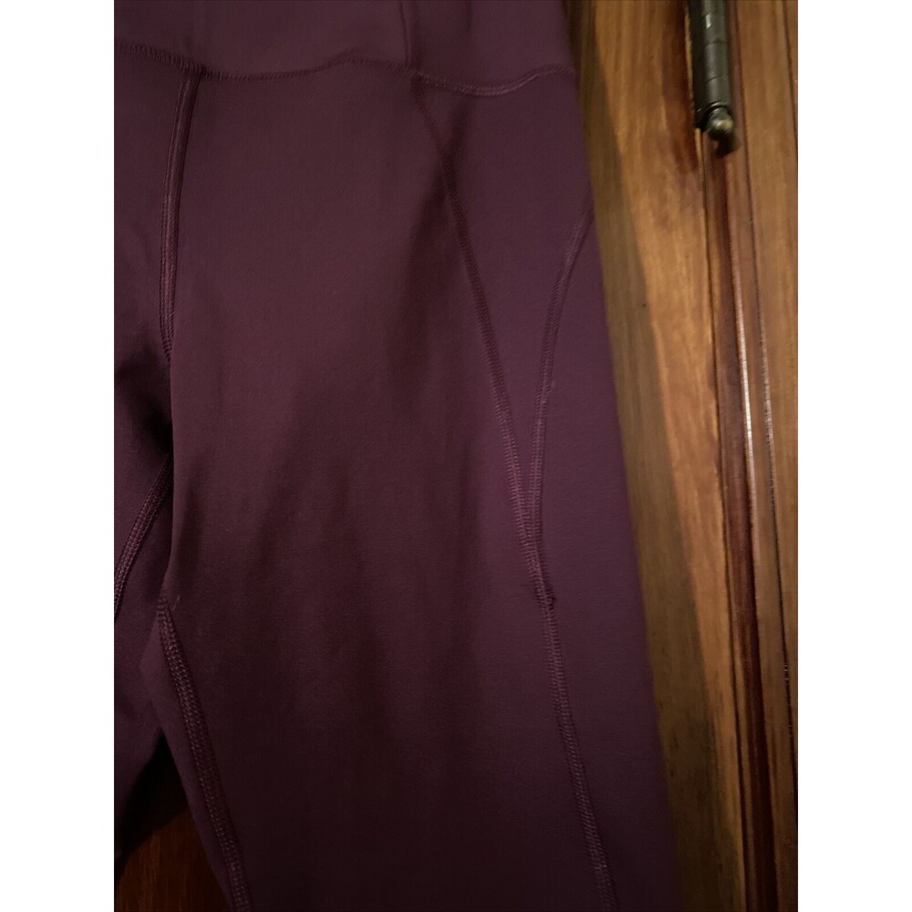 Girlfriend Collective Leggings Purple Plum High Rise Activewear 7/8 Length Small - Picture 4 of 8